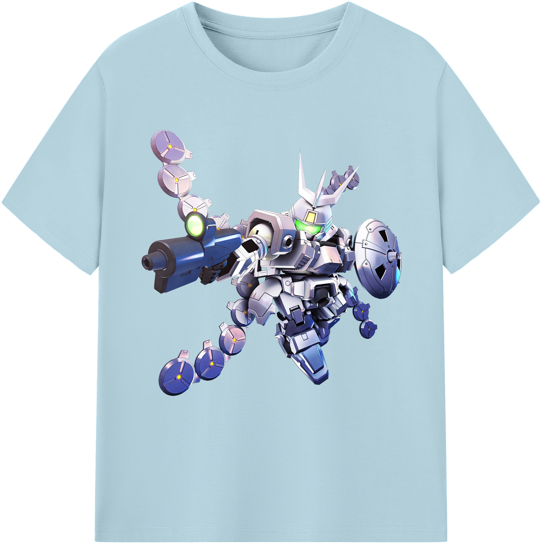 （画像用） 機動戦士ガンダム Mobile Suit Gundam 綿100％半袖Tシャツ（フロントプリント）